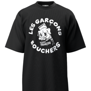 T Shirt Noir Les Garçons bouchers Logo Homme / Femme