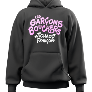 Sweat-Shirt Noir Les Garçons bouchers Rose Tchao